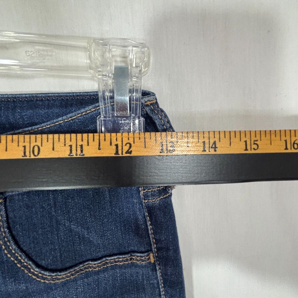 Hollister‎ Mid-Rise Jean Leggings Women’s Sz 3R W26 L28 Dark Wash Stretch Denim - Picture 4 of 8